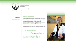 Desktop Screenshot of praxis-sahm-rupprecht.de